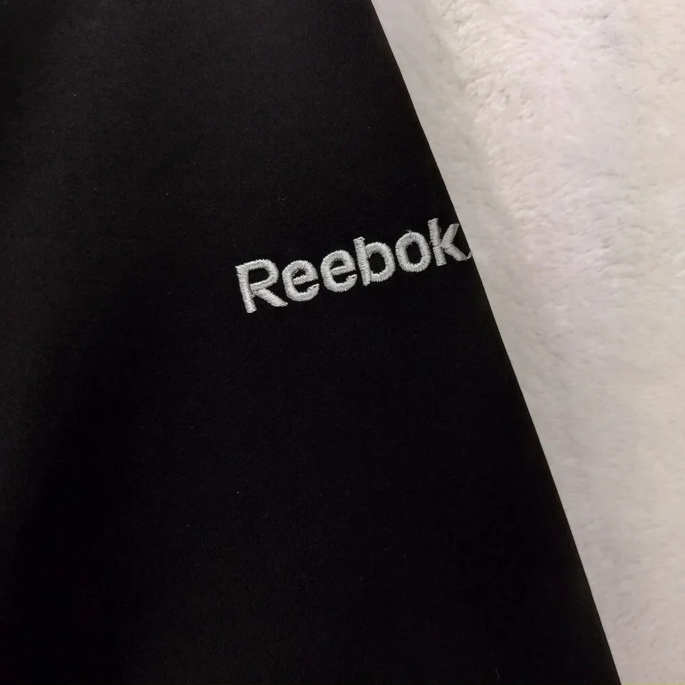 Reebok Jacket Mens 2XL Black Full Zip Playshield Soft Shell Performance Stretch